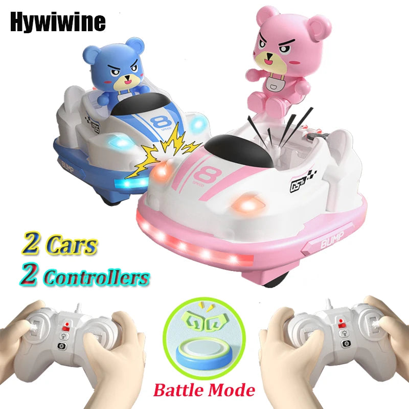 EZ Remote Control Bumper Car Sound And Light music Parent-child Competitive Interaction Go Kart Battle Boy Toys for Children