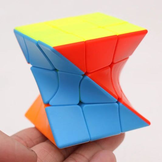EZ Colorful Twisted Puzzle Speed Magic Cube Cubes Professional Developing Intelligence Educational Toy Cube For Children