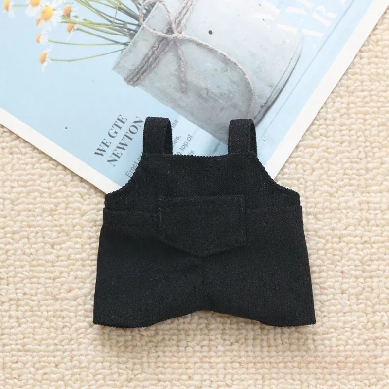 EZ Mini Doll'S Clothes Outfit Accessories For Korea Kpop Exo 15-17cm Labubu Idol V1 V2 Pocket overalls Clothing Gift