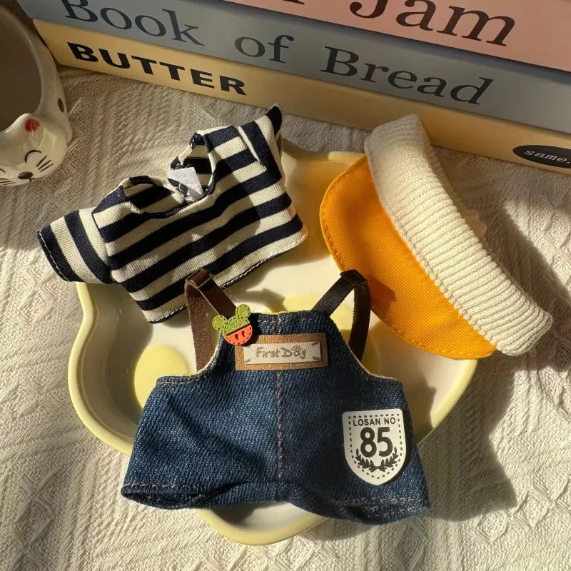 EZ Labubu Doll Hoodie Clothing Set – 17 cm (2-Piece Outfit)