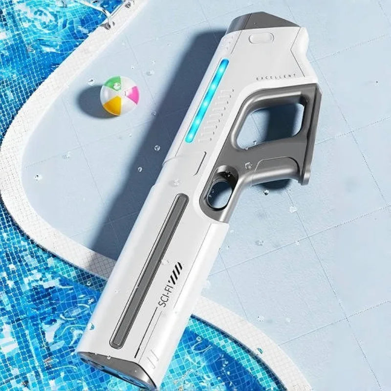 EZ Children's Fully Automatic Water Storage Gun Large Capacity Electric Water Absorbing Toy Gun Summer Outdoor Water Toy Gift