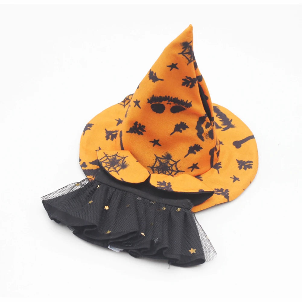 EZ For labubu Halloween pumpkin doll costume cute black cat vinyl doll dress up clothes no doll