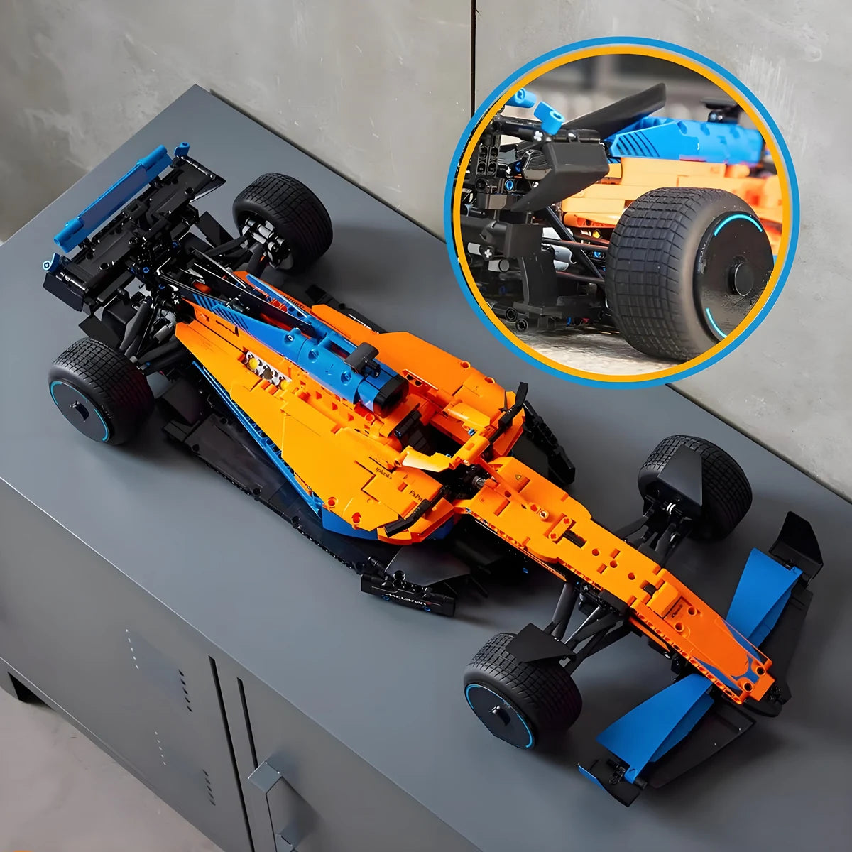 EZ Technical Block Race Supercar Racing Car Sport vechiel Model Buiding Kit Block Bricks Toys for Kids Birthday Gift Boys Set
