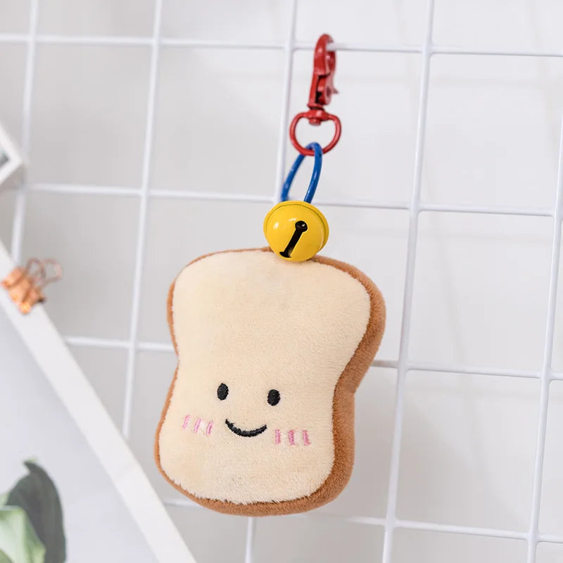 EZ New Cartoon Egg Stuffed Toy Expression Food Bread Toast Series Breakfast Doll Fun Decoration Pillow Baby Comfort Doll Xmas Gifts