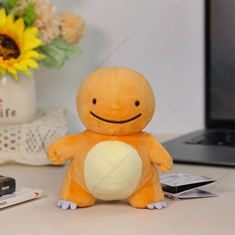EZ Pokémon Plush Toy Oddish Charmander Eevee Ditto Lapras Dragonite Magnemite Omanyte Cute Stuffed Doll Birthday Christmas Gift