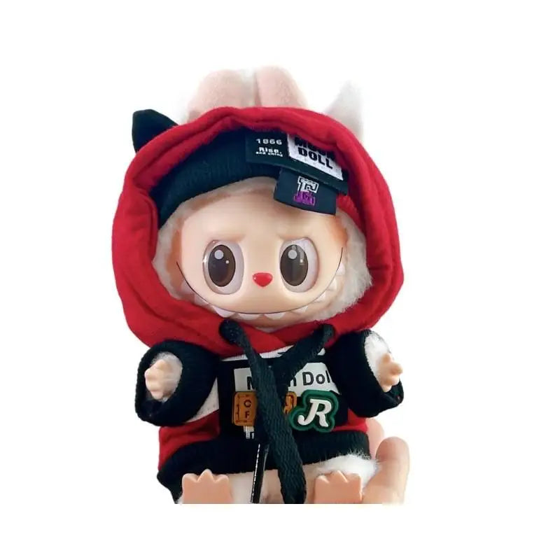 EZ For labubu v1/v2/v3 baby clothes cool sweater doll can be worn for labubu accessories Cute Decoration Little Cloths