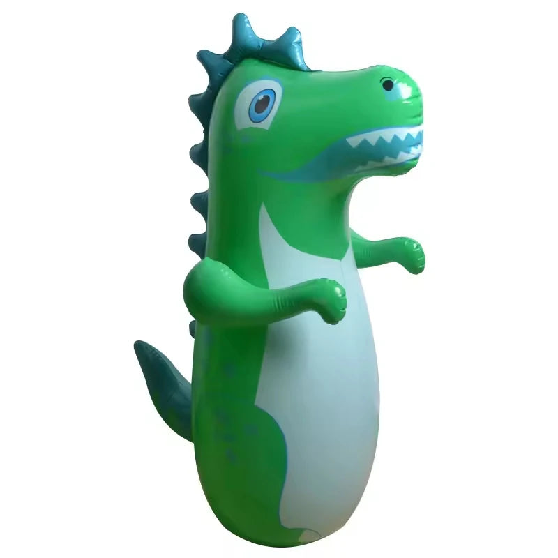 EZ Inflatable Tumbler Boxing Standing Punching Bag Dinosaur Model Parent Child Toys for Kids Games Sport Activity Outdoors Gifts