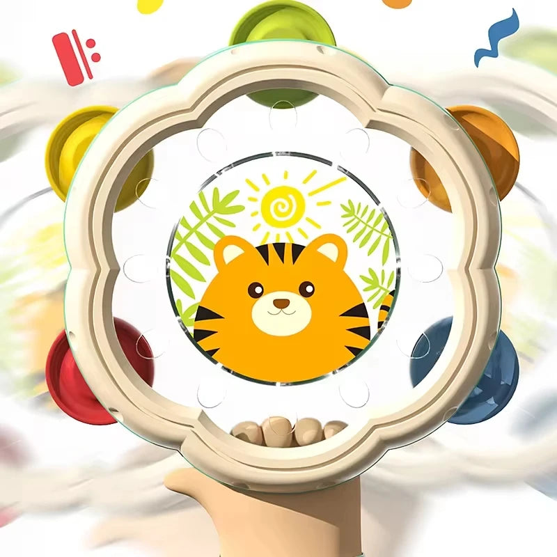 EZ Montessori Baby Toys 6 12 Months Toddler Develop Sensory Toy Rattle Catch Ball Sand Hammer Tambourine Bell Drum Educational Toys