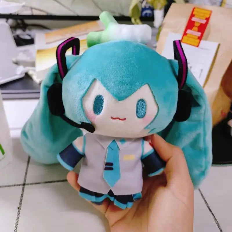 EZ Hatsune Miku Cartoon Plush Doll Anime Periphery Pillow Soft Stuffed Lovely Room Decoration A Holiday Gifts for Boys and Girls