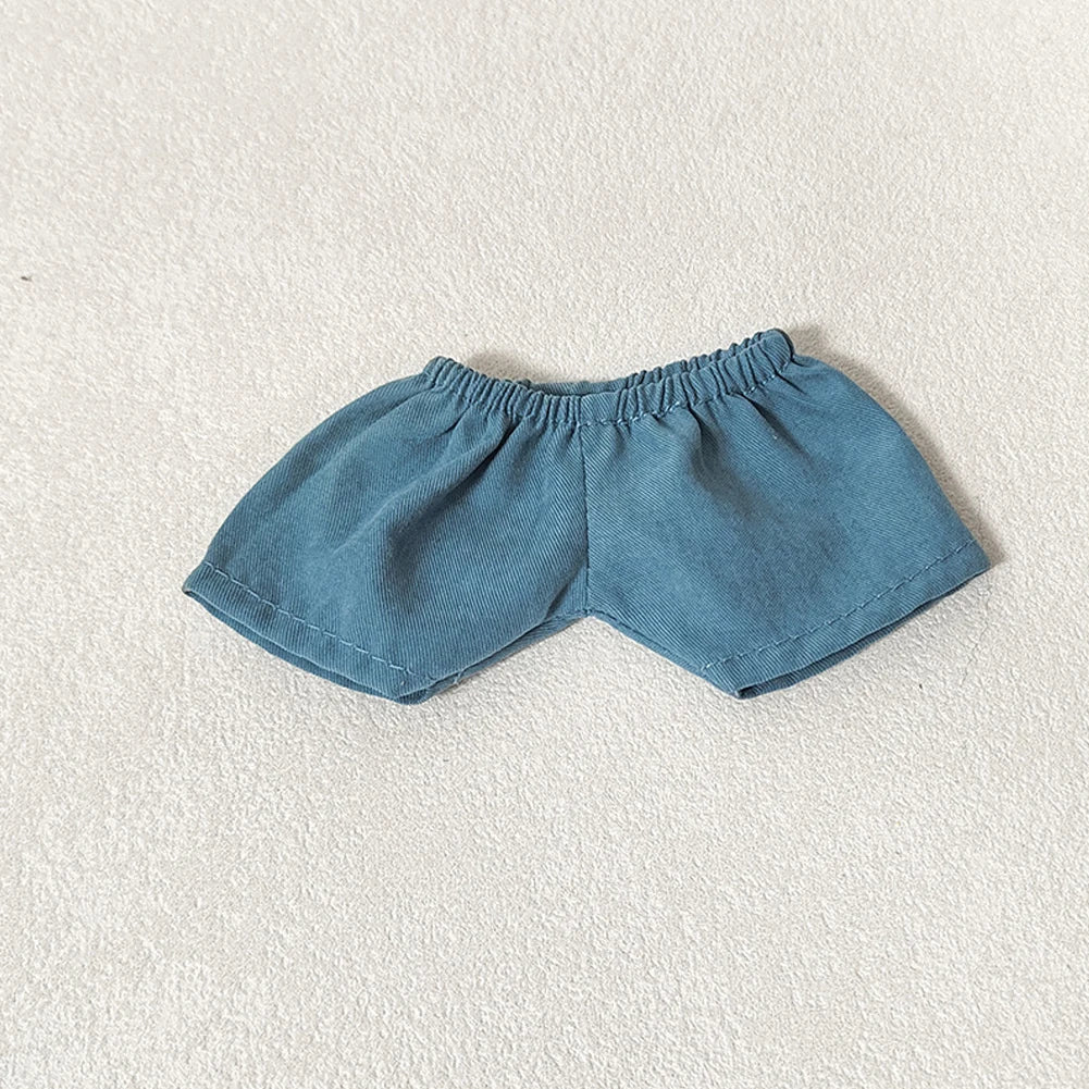 EZ Ropa Labubu Sitting Party Plush Pendant Baby Clothes Pure White Summer T-Shirt Set Striped Shirt & Shorts Set