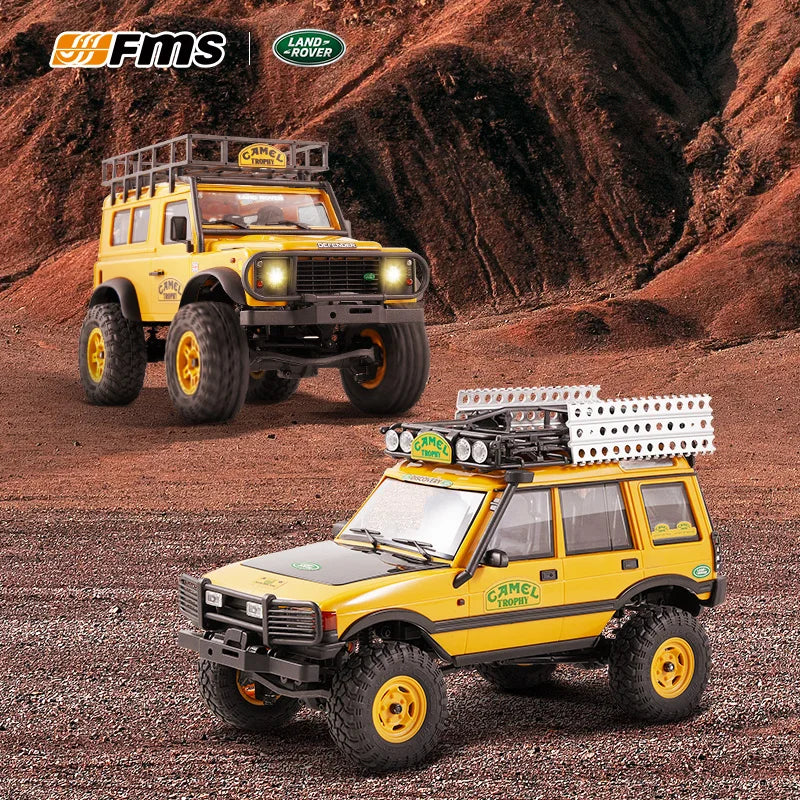EZ FMS new FCX24M 1/24 RC Land Rover series four-wheel drive electric remote control climbing off-road vehicle adult boy toy