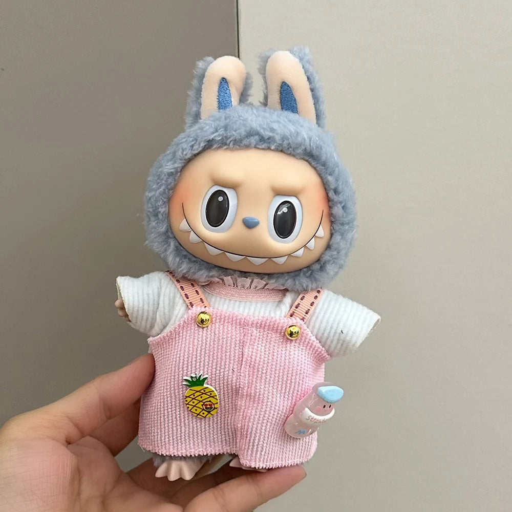 EZ Cute Mini Plush Doll Clothing Accessories For Labubu Red Set Clothing Gifts Clothing Accessories Children Gifts