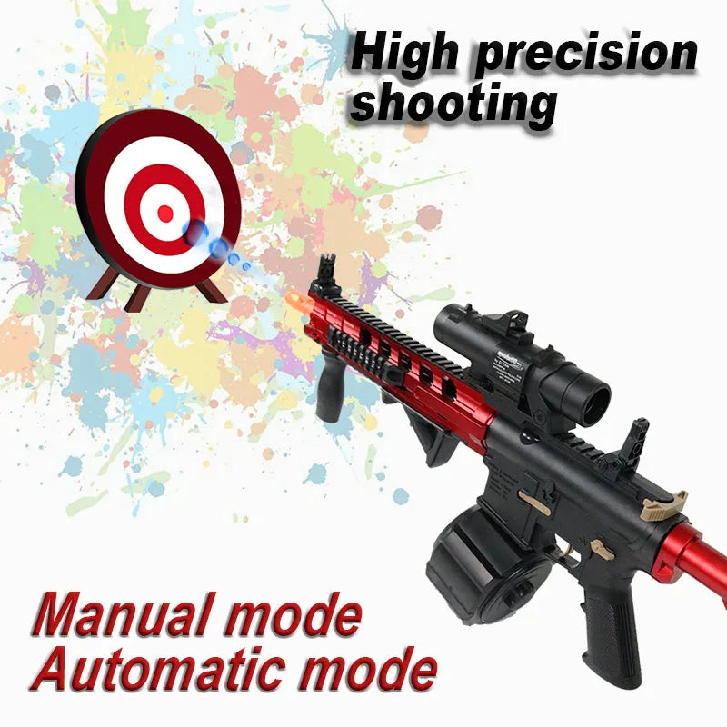 EZ M4 Electric Gel Ball Blaster Toys, Manual/Automatic Eco-Friendly Splatter Ball Blaster
