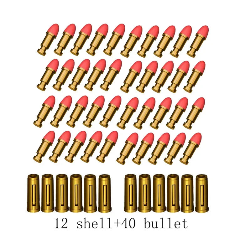 EZ Csnoobs ZP5 357 Revolver Mechanical Continuous Firing Toy Gun Automatic Pistol Soft Dart Bullet CS Outdoor Weapon for Kid Adult