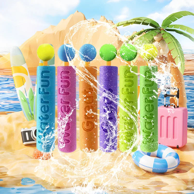 EZ 10 Packs Water Gun for Kids Summer Foam Watergun Toys Water Squirter Soaker Blaster Outdoor Swimming Pool Beach Games Toys