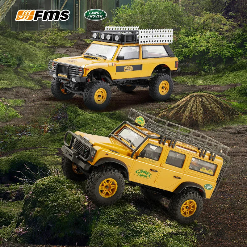 EZ FMS new FCX24M 1/24 RC Land Rover series four-wheel drive electric remote control climbing off-road vehicle adult boy toy