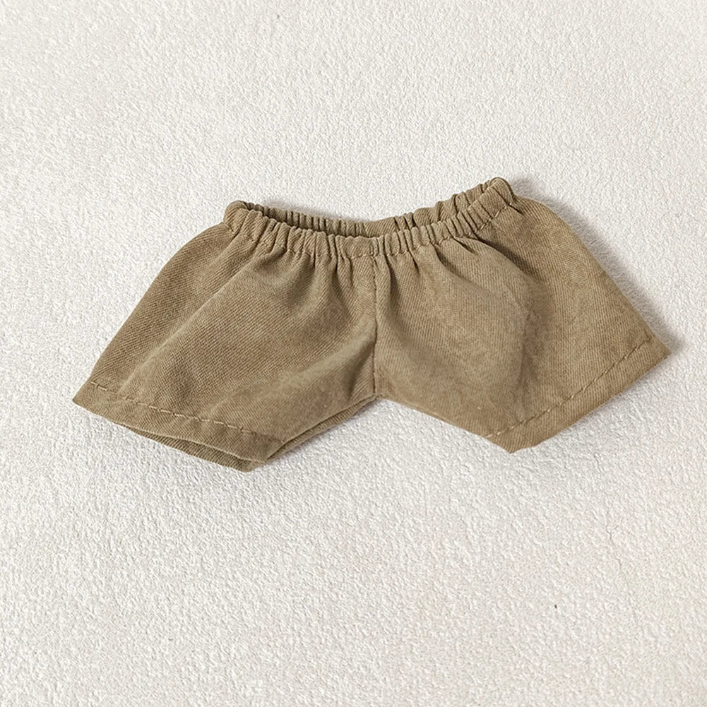 EZ Ropa Labubu Sitting Party Plush Pendant Baby Clothes Pure White Summer T-Shirt Set Striped Shirt & Shorts Set