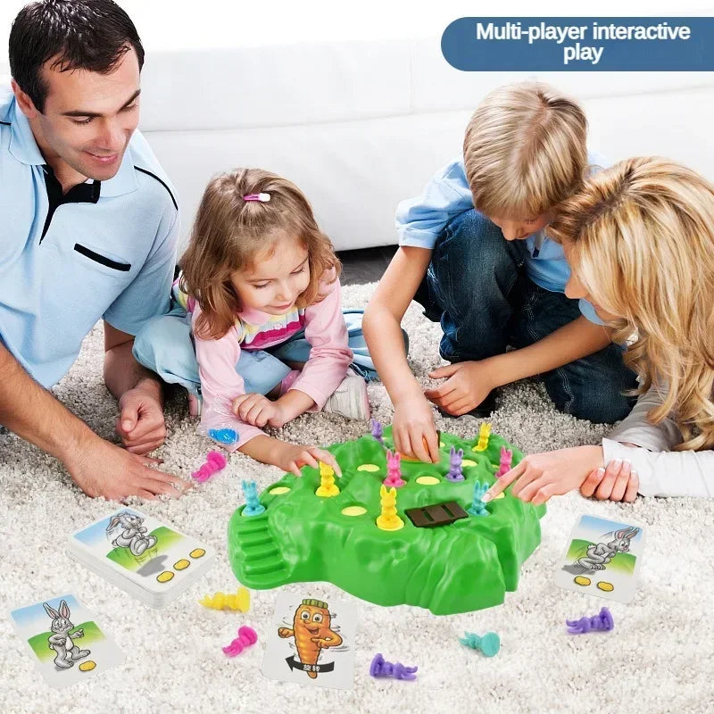 EZ New Rabbit Trap Puzzle Toy Children's Dual Play Multiplayer Board Game Competition Parent Child Interactive Strategy Game