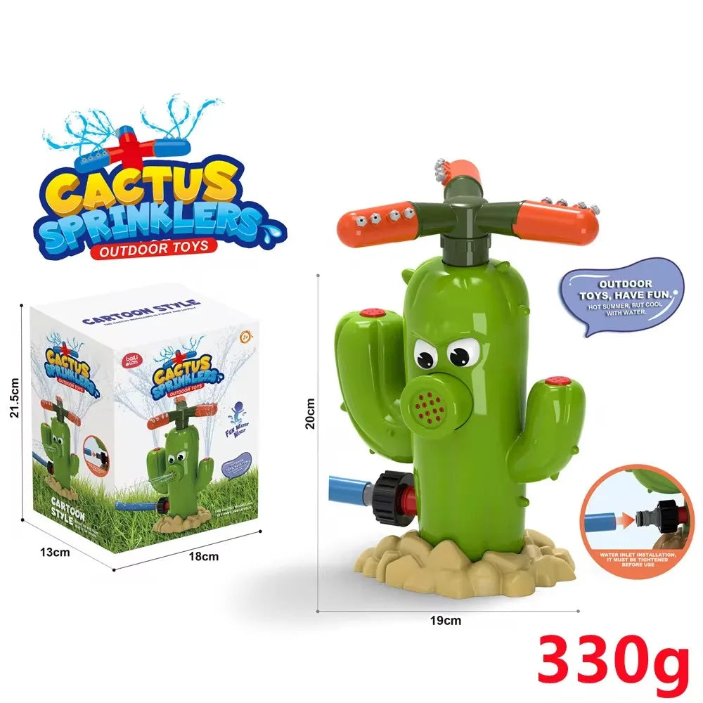 EZ Hydrant Sprinkler Outdoor Water Spray Toy Backyard Garden Water Toys Summer Yard Cartoon Splash Sprinkler Baby Bath Toy for Kids