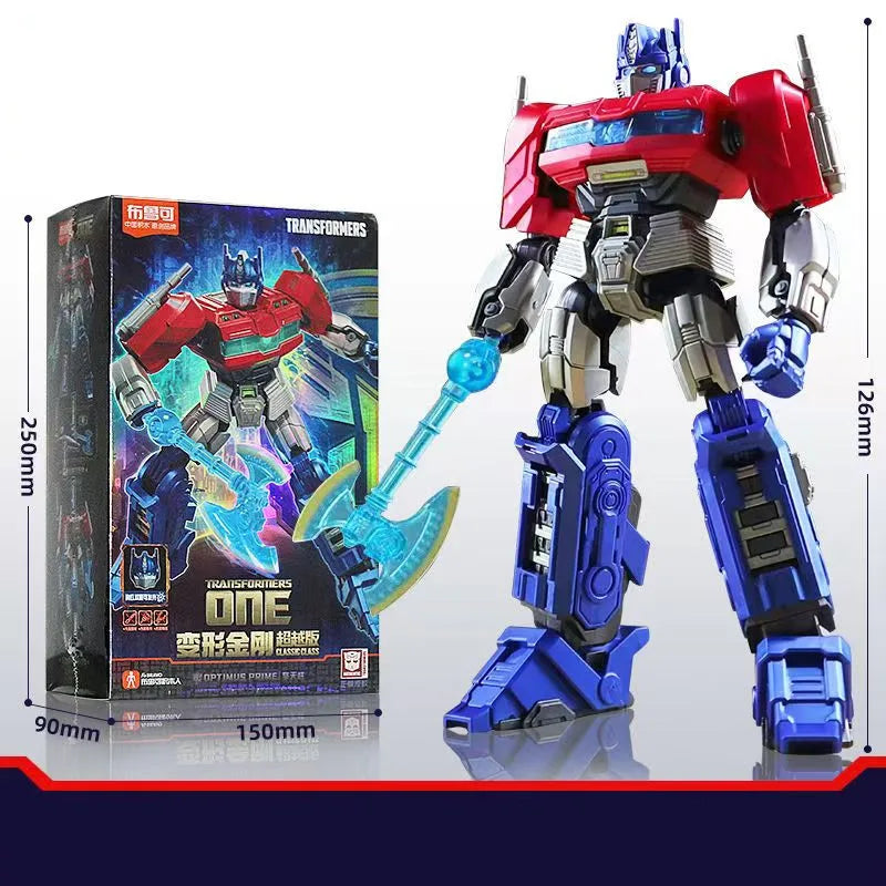 EZ Movies Transformers One Toys LED Optimus Prime Starscream SENTINEL PRIME Megatron Action Figure Assembled Toy Kids Gift