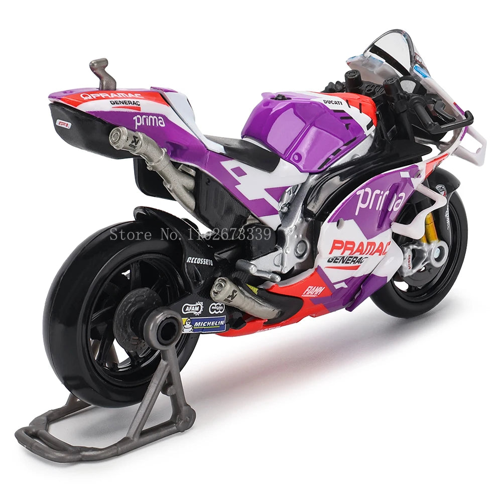 EZ Maisto 1:18 2022 Ducati Pramac Racing #5 Zarco #89 Martin Licensed Simulation Alloy Motorcycle Model Colle Yamaha