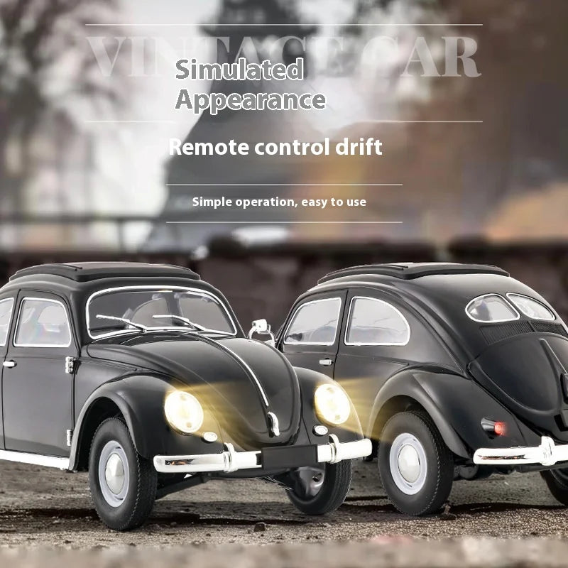 EZ 1/16 Wpl D62mini For Vw Beetle Hardtop Sedan Model 1949-1963 Remote Control Car Toy Carremote Control Rc Climbing Car Toy Gift