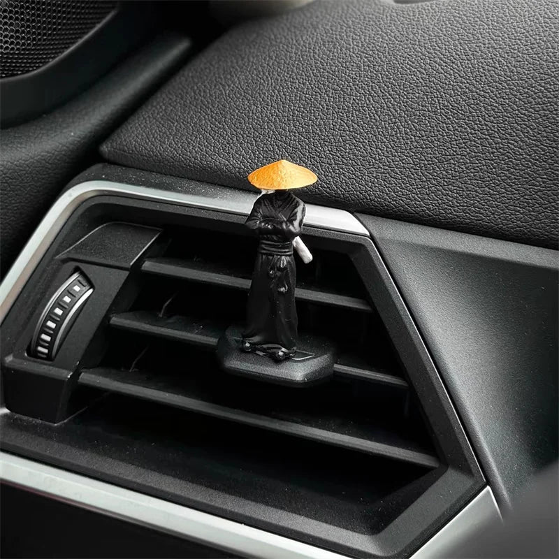 EZ 50mm Resin Mini Figures Model Ancient Japanese Chinese Ninja Samurai Warrior Modeling Cool Miniature Car Decoration Gifts