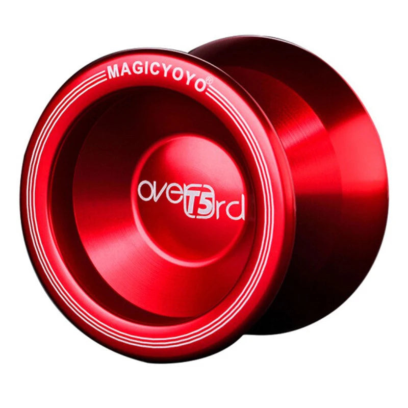 EZ Professional Magic Yoyo T5 Overlord Aluminum Alloy Metal Yoyo 8 Ball KK Bearing with String for Kids Outside Sports Toy