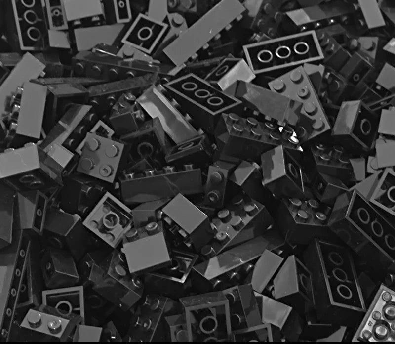 EZ 125/250g DIY Building Blocks Bulk Lot Pack Sorte Thick Bricks Block Plate Toys Small Particles Bulk Fit Legoeds Gift for Kids