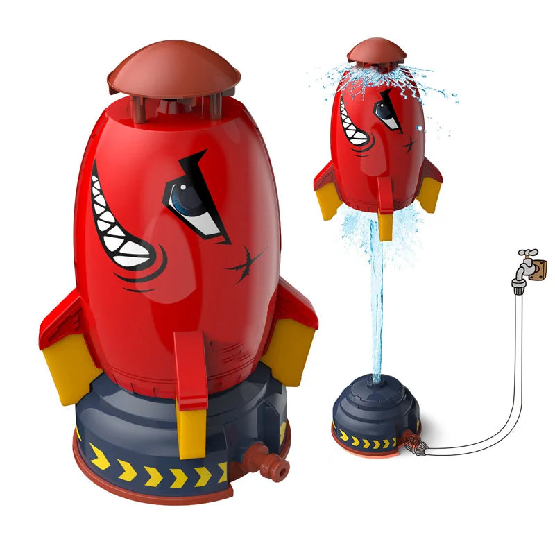 EZ outdoor Water Toy Baby Bath Toys Cartoon Frog Dinosaur Sprinkler Rotating Spray Garden Yard  Fun Games Toys for Kids boys girls
