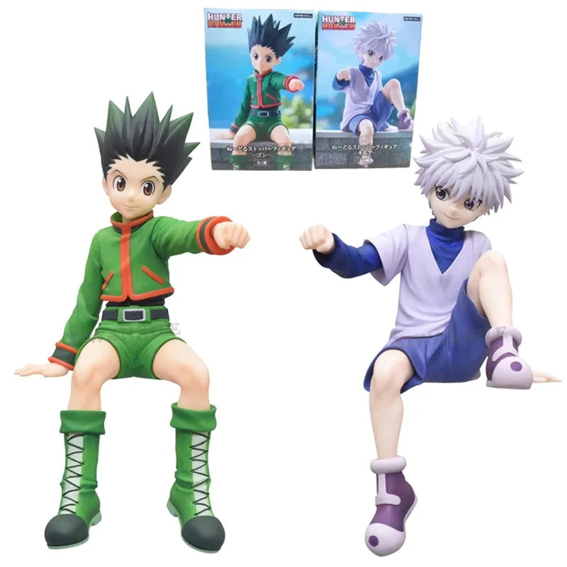 EZ 13cm Hunter x Hunter Gon Freecss Anime Figure Alluka Zoldyck Action Figure Chrollo Lucilfer/Kurapika Figurine Model Toys Gift
