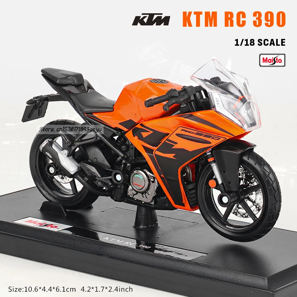 EZ Maisto 1:18 kakawasaki NINJA H2R KTM RC 390 YZF-R1 Naked V4 S  YAMAHA MT-07 2018 motorcycle motorcycle Model collection gift toy
