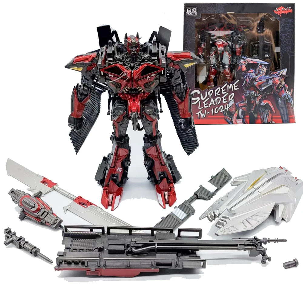 EZ Transformation Toys Sentinel Prime TW1024 SS61 BAIWEI Fire Engine Truck Autobot Alloy Model Action Figure Deformation Robot Gift