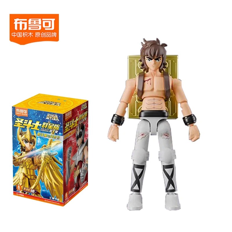 EZ Blokees Gold Saint Building Block Saint Seiya Assembling Toys Shura Aiolos Hidden items Assembly Figure Children Birthday Gift
