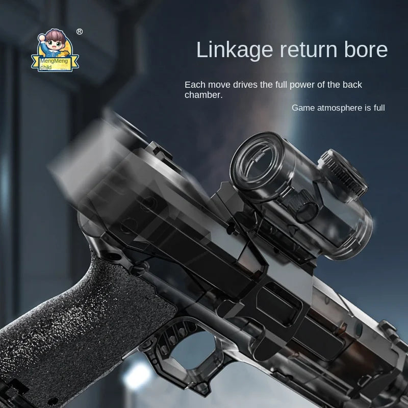 EZ Electric Water Gun With light Sprays Flame Effect Continuously High-pressure Powerful Outdoor Water Gun Toys pistolet na wode