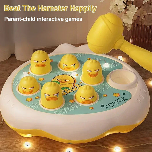 EZ Duck/Frog/Pig Baby Toy Montessori Learning Game Educational Puzzle Gift for 12 24 Months Toddler Boy/Girl with Hammer