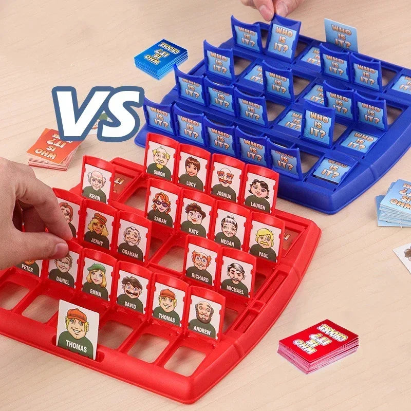 EZ Guess who I am board game parent-child interaction toy logical reasoning children's puzzle guess me you my character chessboard