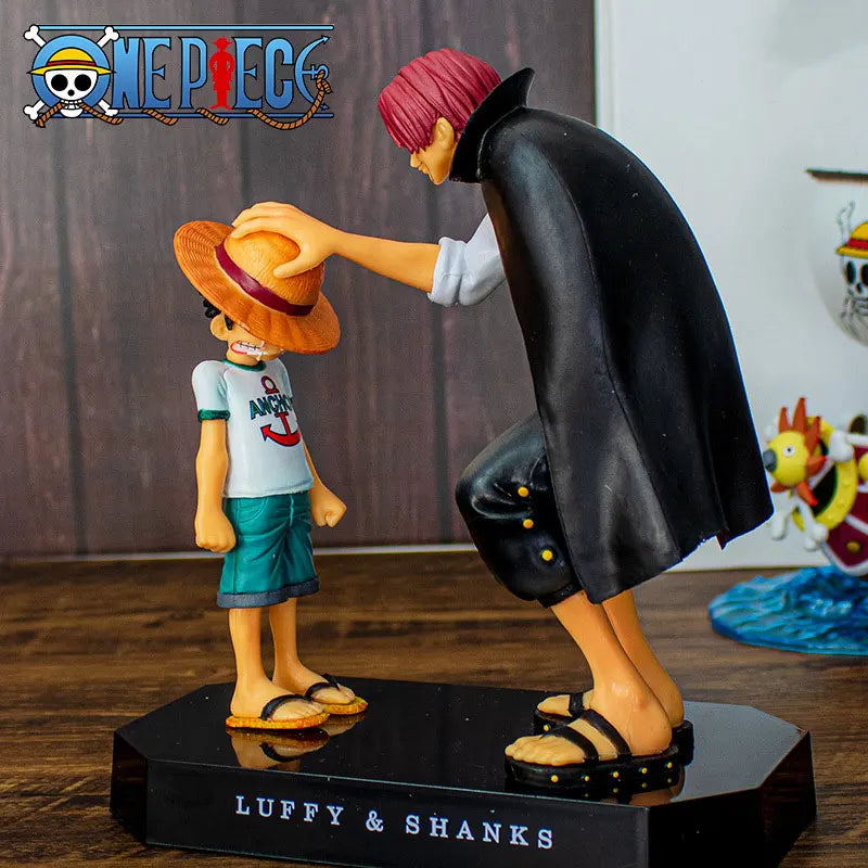 EZ 18cm One Piece Anime Figure Four Emperors Shanks Straw Hat Luffy Action Figure One Piece Sabo Ace Sanji Roronoa Zoro Figurine
