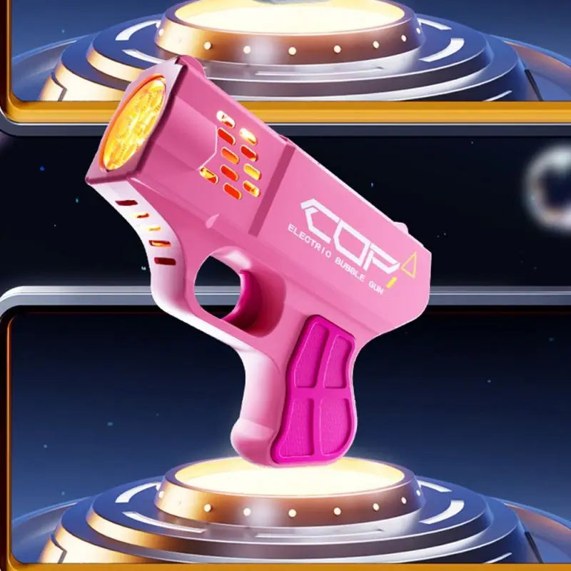 EZ New bubble machine pistol toy usb rechargeable hand-held automatic children hand-held bubble machine.
