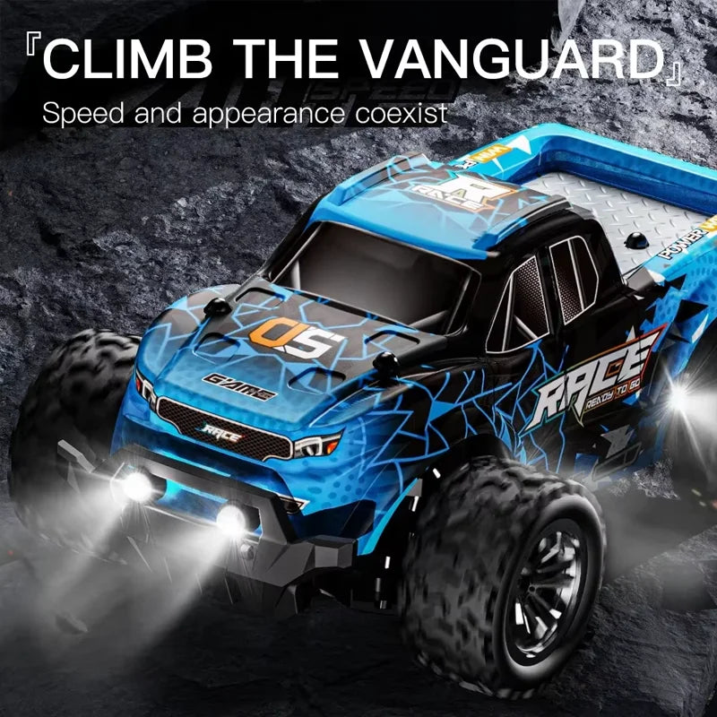 EZ 1:20 KF24 KF23 RC Car Off-Road 2WD Truck With LED Lights High Speed Remote Control Climbing Vehicle Kid Outdoor Competition Toys