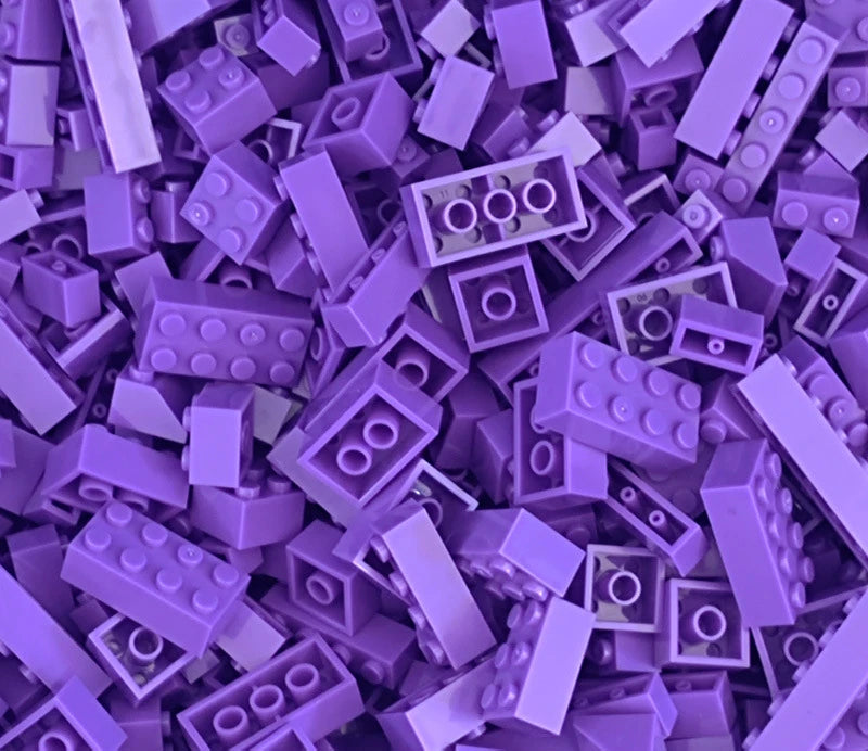 EZ 125/250g DIY Building Blocks Bulk Lot Pack Sorte Thick Bricks Block Plate Toys Small Particles Bulk Fit Legoeds Gift for Kids