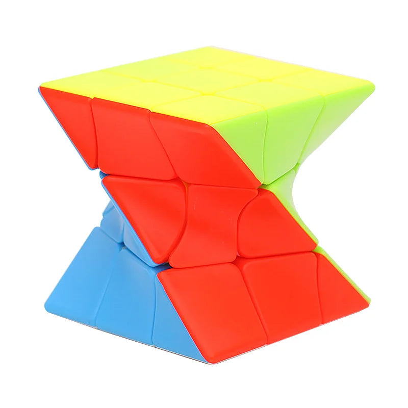 EZ Colorful Twisted Puzzle Speed Magic Cube Cubes Professional Developing Intelligence Educational Toy Cube For Children