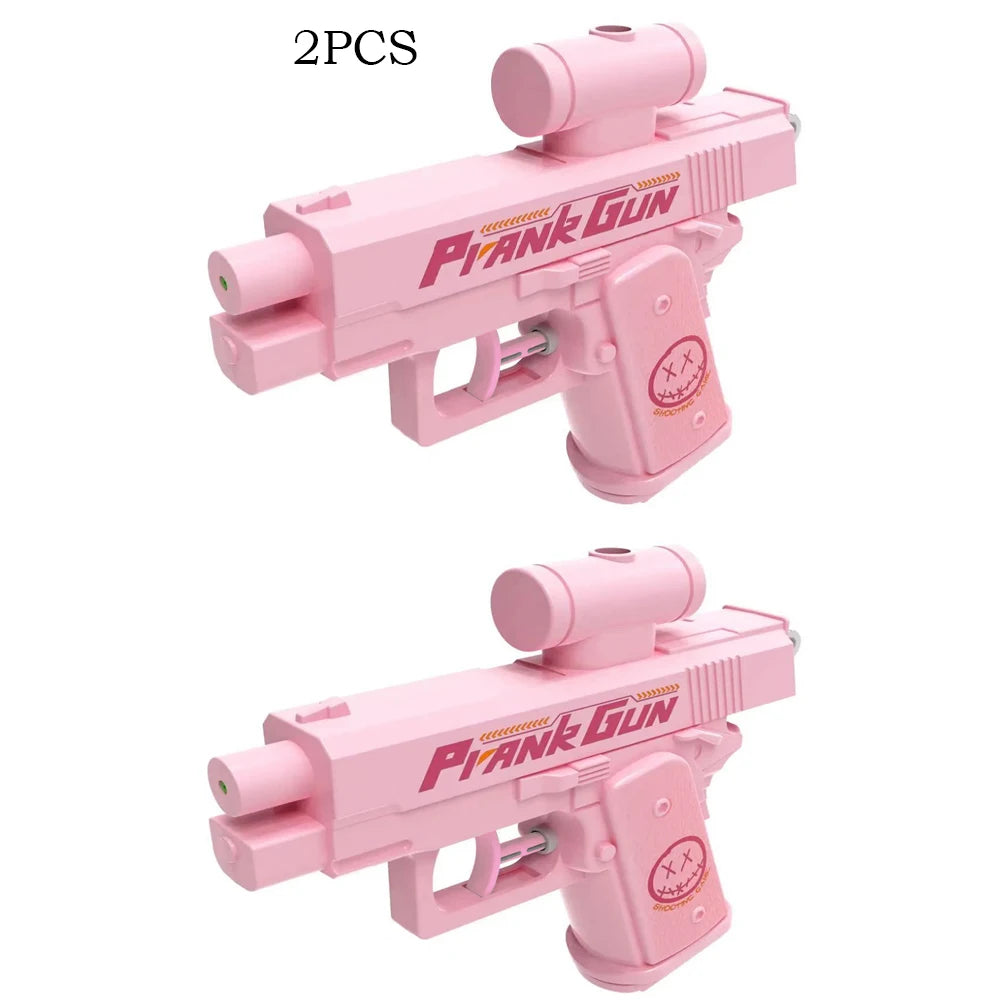 EZ Outdoor Summer Water 2-Way Squirt Gun - Press & Spray Water Gun,Reverse Splash Toy for Prank Fun,Stress Relief, Water Fight Game