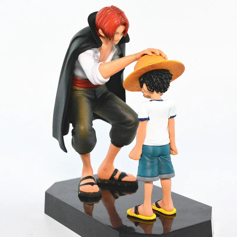 EZ 18cm One Piece Anime Figure Four Emperors Shanks Straw Hat Luffy Action Figure One Piece Sabo Ace Sanji Roronoa Zoro Figurine