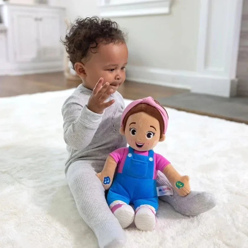 EZ 30cm Ms Rachel Plush Doll Ms Rachel Speak&Sing Plushes Interactive Toy Soft Stuffed Music Toys Cartoon Boys Girls Birthday Gifts