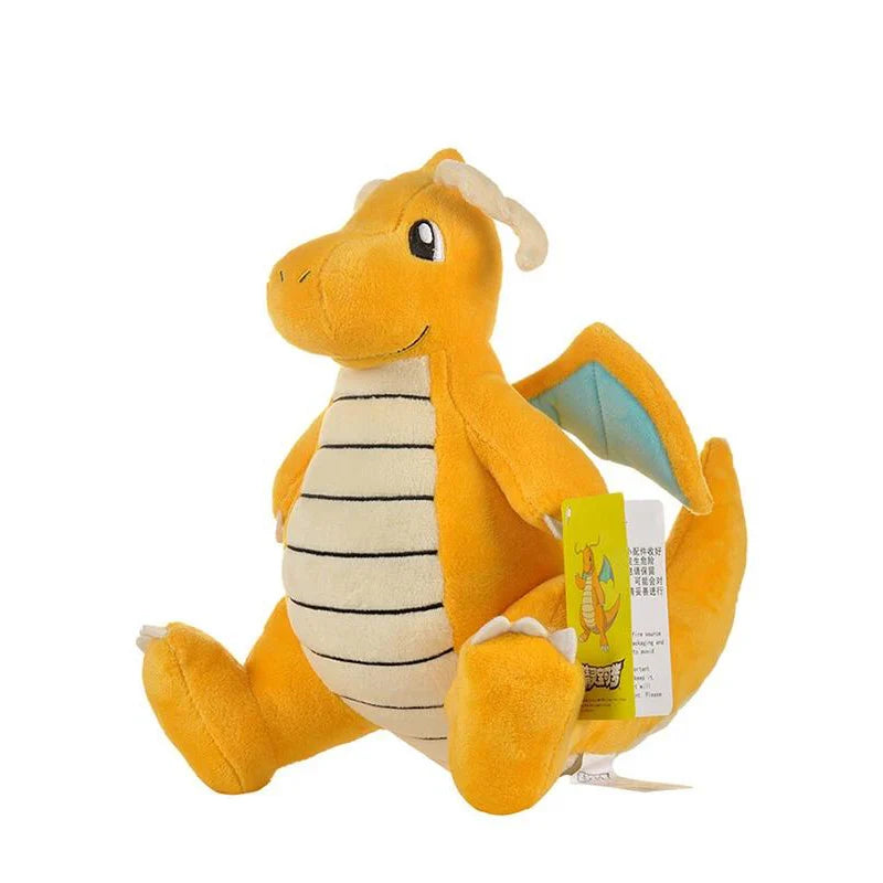 EZ Pokemon Stuffed Toys Kawaii Dragonite Cartoon&Cute Plush Dolls Throw Pillow Birthday Gift for Kids Friends Boys Home Decoration