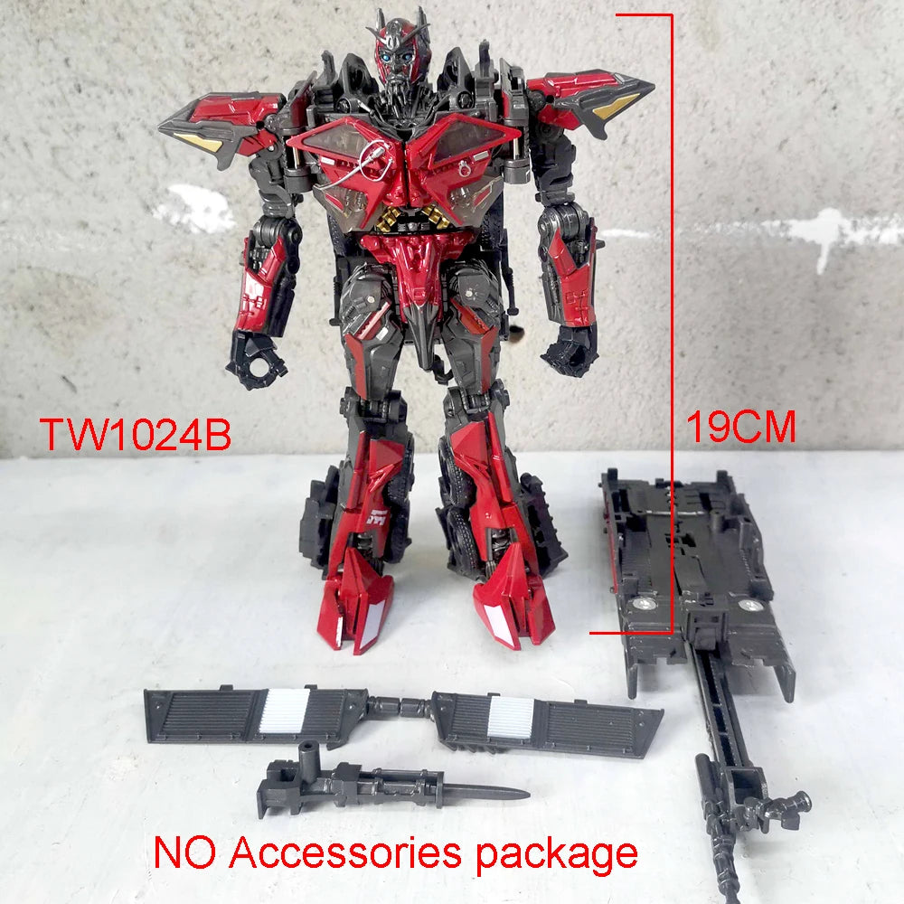 EZ Transformation Toys Sentinel Prime TW1024 SS61 BAIWEI Fire Engine Truck Autobot Alloy Model Action Figure Deformation Robot Gift