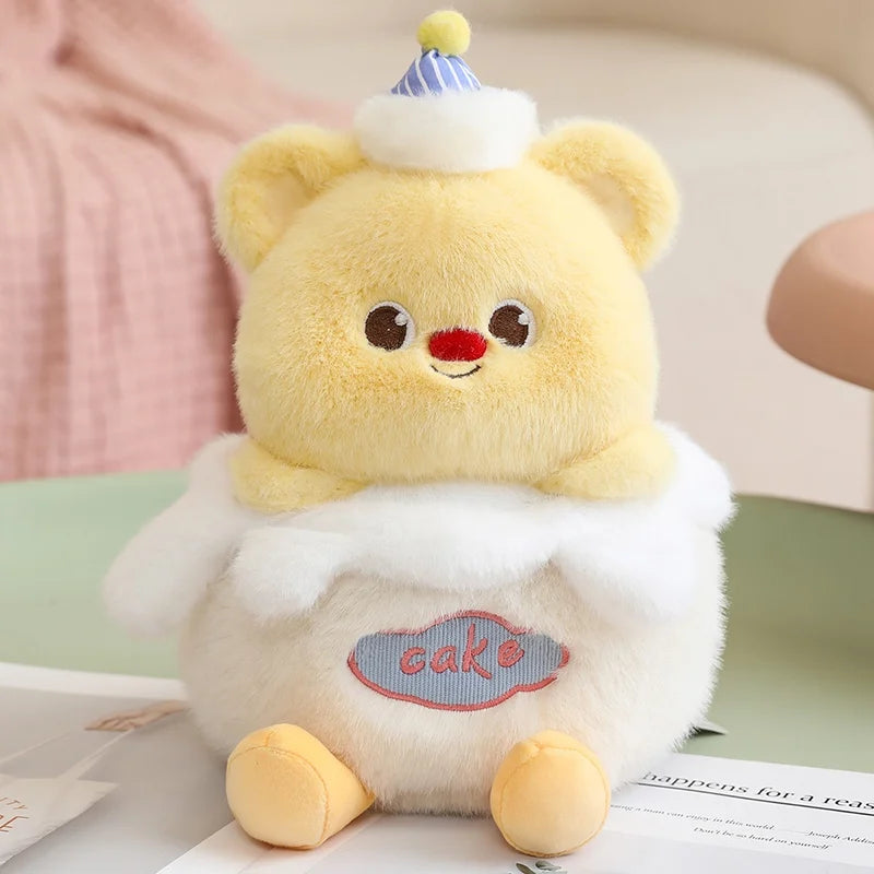 EZ New Cartoon Egg Stuffed Toy Expression Food Bread Toast Series Breakfast Doll Fun Decoration Pillow Baby Comfort Doll Xmas Gifts