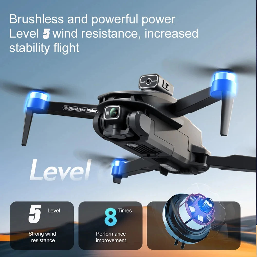 EZ M V168 Professional Drone 5G GPS Wifi Aerial Photography 8K HD Camera Laser obstacle Avoidance Brushless FPV Drones Original Toy