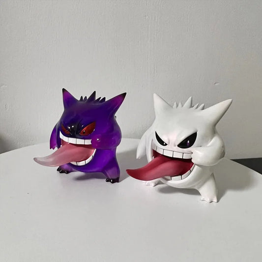 EZ Pokemon Gengar Sticking Tongue Out Different Colors Anime Action Figure Game Statue Collectible Kawaii Model Kids Toy Doll Gift